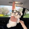 Bear Car Tissue Box Cartoon Armrest Box Paper Case Universal Hanging Tissue Box  Car Inner Decor