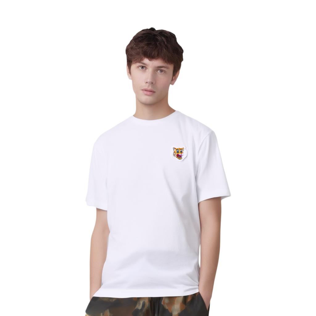 Onitsuka Tiger Simple Casual Pullover Short Sleeve T-Shirt Unisex Tops 2183B559-100
