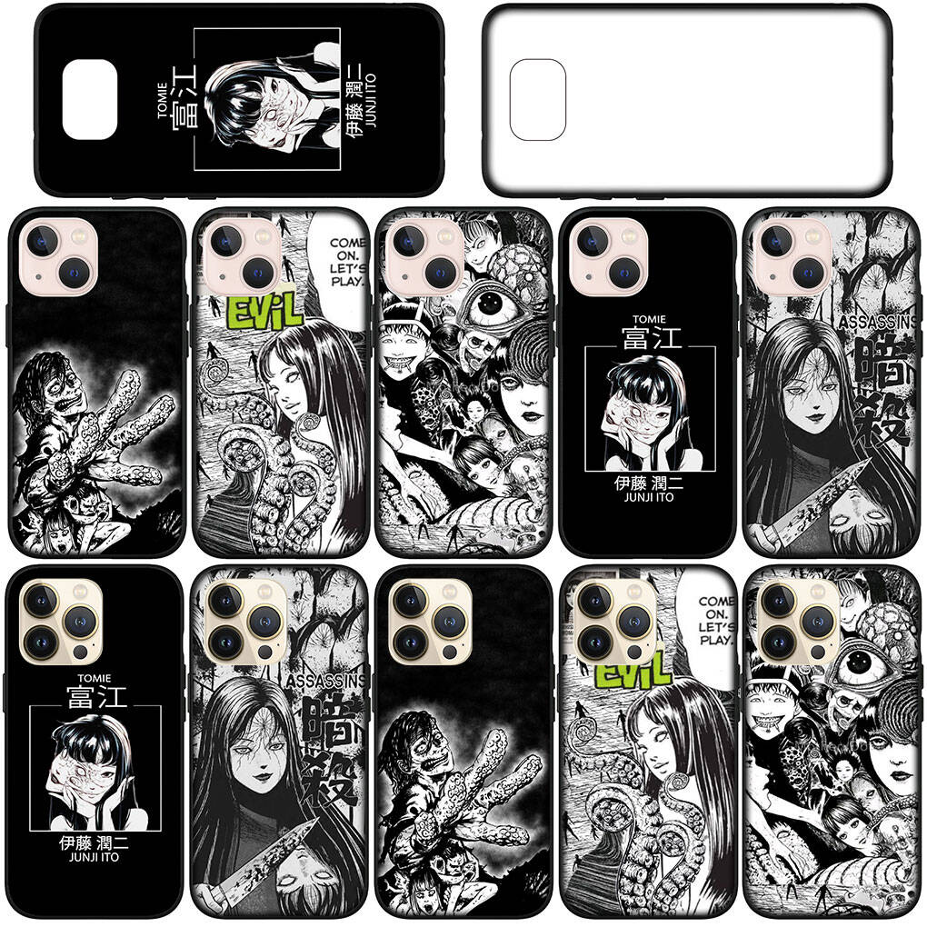 Cover for iPhone 17 16 15 Xiaomi Poco Redmi Note 14 13 12 8 Pro Max Samsung Galaxy S25 S24 S23 OPPO Huawei Tomie Junji Ito Collection Anime Phone Case
