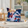 Sailor Moon Sailor Saturn Anime Plush Pillow Cover Soft Short Plush Cushion Cover For Sofa Bedroom Home Decor Gift Decoration