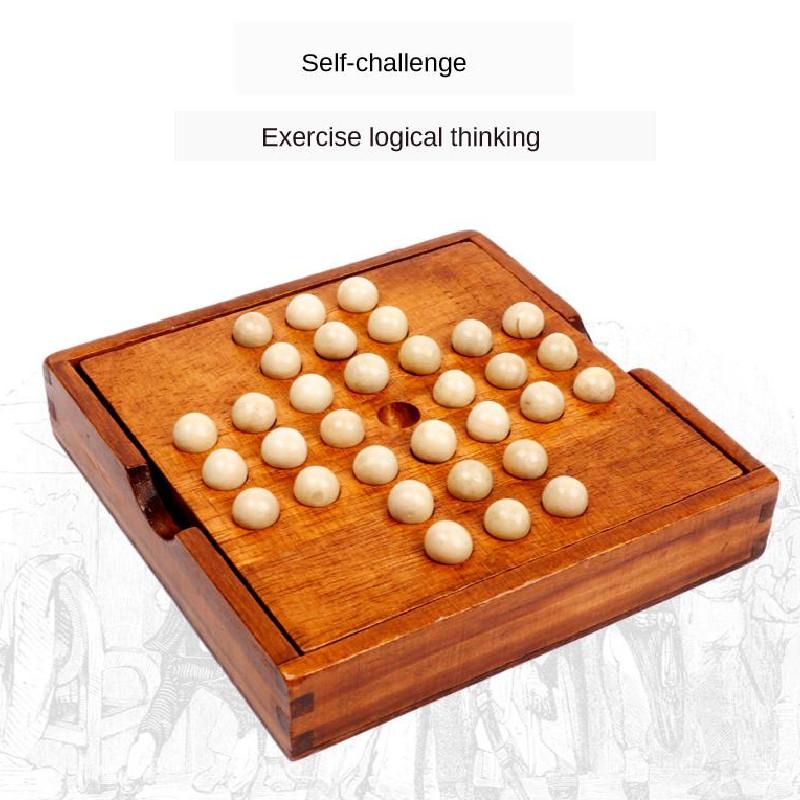 Premium Wooden Single Noble Chess Game For Kids Engaging Educational Play Experience