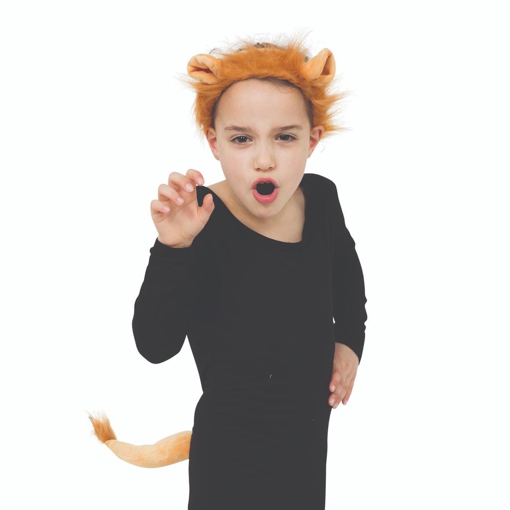 Bristol Novelty Childrens/Kids Lion Ears And Tail Accessories Set