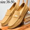 Übergröße 48 49 50 Herrenmode Wildleder Leder Slip-On Loafer Fahrermokassins Weiche Sohle Freizeit Ballerinas Dropshipping