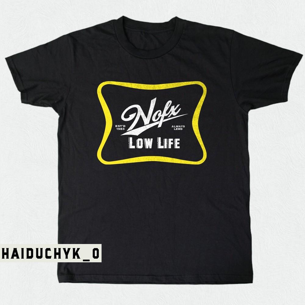 

NOFX Low Life 1983 Retro Unisex Black T-shirt Size S-5XL Unisex T-Shirt XXXL