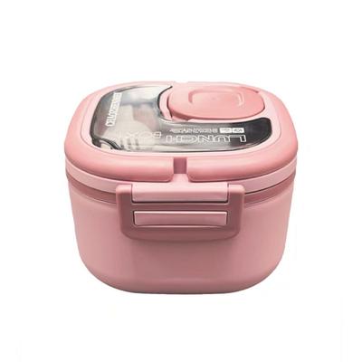 Plastik/Paslanmaz Çelik Yalıtımlı Öğle Yemeği Kutusu Mavi/Yeşil/Pembe/Beyaz Taşınabilir Öğle Yemeği Kutusu Çocuklar için