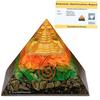 Money Magnet Pyrite Pyramid Vastu for Home - Certified Pyrite | Original Pyramid with Laxmi Shree Yantra - Vastu Pyramid for Pooja,