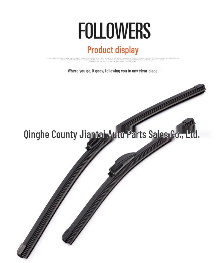 Haval H6 & M4, Tengyi C50, H1, H2, H3, H5, M6, H9, C30 Compatible Boneless Double Rubber Wiper