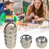 Stainless Steel Insulated Lunch Box 2/3/4 Layers Food Meal Storage Containers Suitable for Outdoor Camping