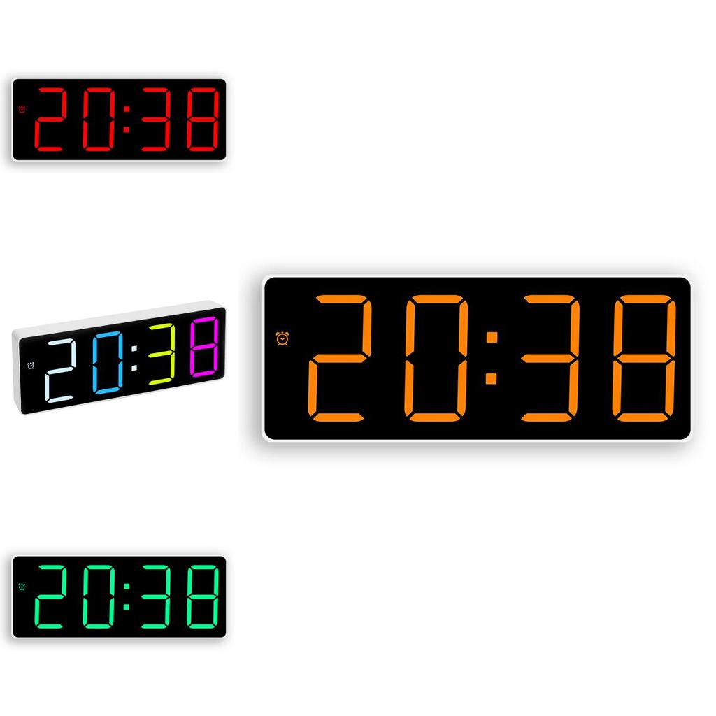 Led Digital Alarm Clock With Temperature And Calendar For Bedroom Decor