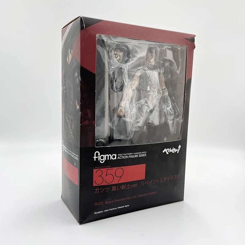 L 25cm Guts Anime Figur Guts Berserker Rüstung Action Figur Berserk Schwarzer Schwertkämpfer Figur Sammlung Modell Puppe Spielzeug