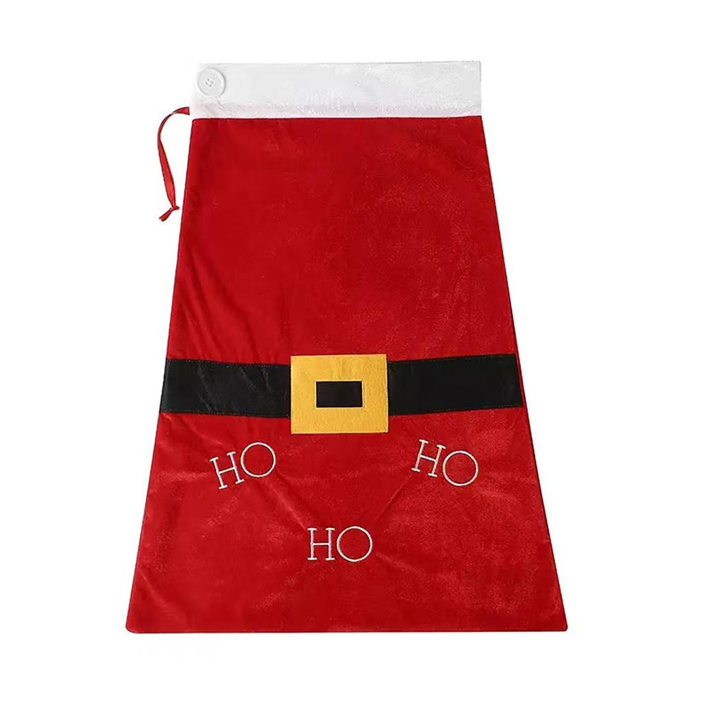 1 Extra-Large Christmas Decoration Creative Drawstring Waist Large Gift Bag Decoration Suitable for Christmas Gift Storage Bags