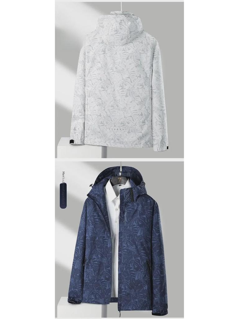 Men's Trendy Camouflage Slim Fit Sports Windbreaker Jacket for Autumn/Winter