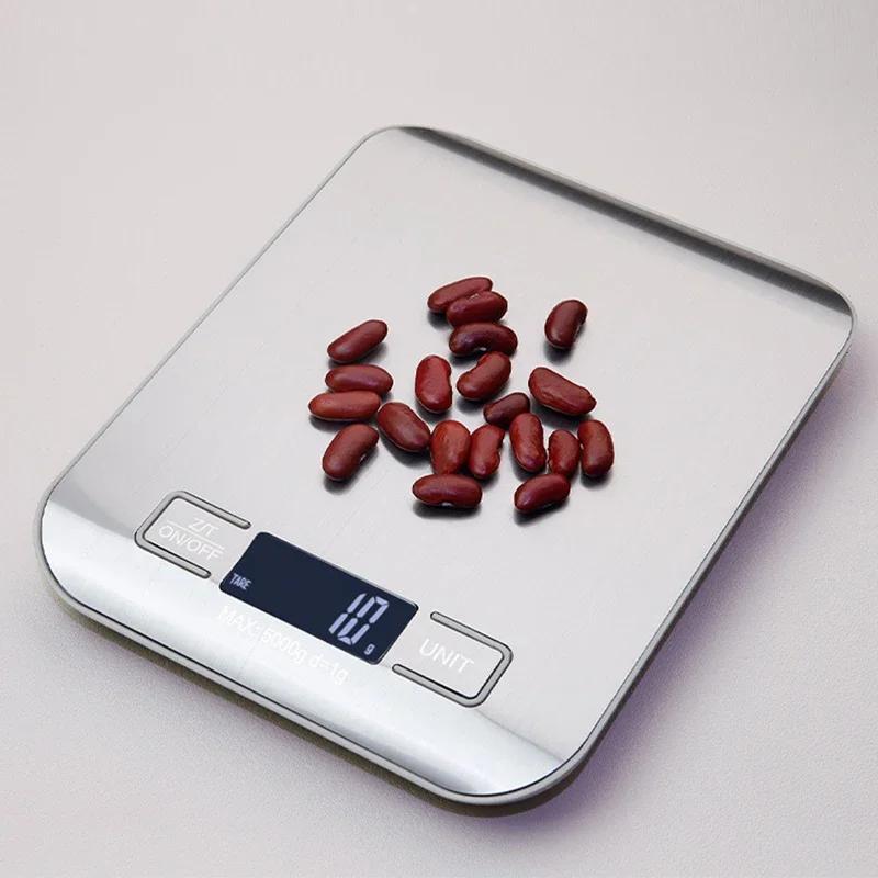Household Kitchen High-Precision Electronic Pastry Baking Scale Small Food Baking Scale 10Kg/5Kg Accurate Weighing Lcd Display