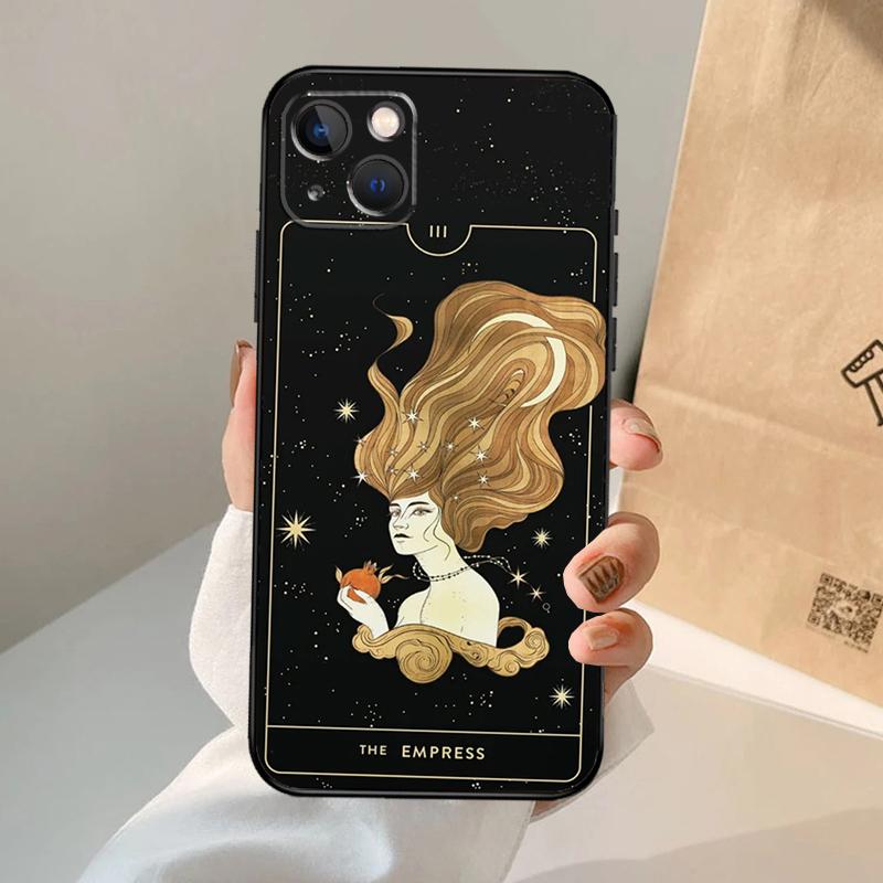 Astrology Tarot Cards Phone Case For iPhone 18 16 14 13 12 11 15 Pro Max 13 12 Mini XR 15 16 Plus 16e Cover Coque