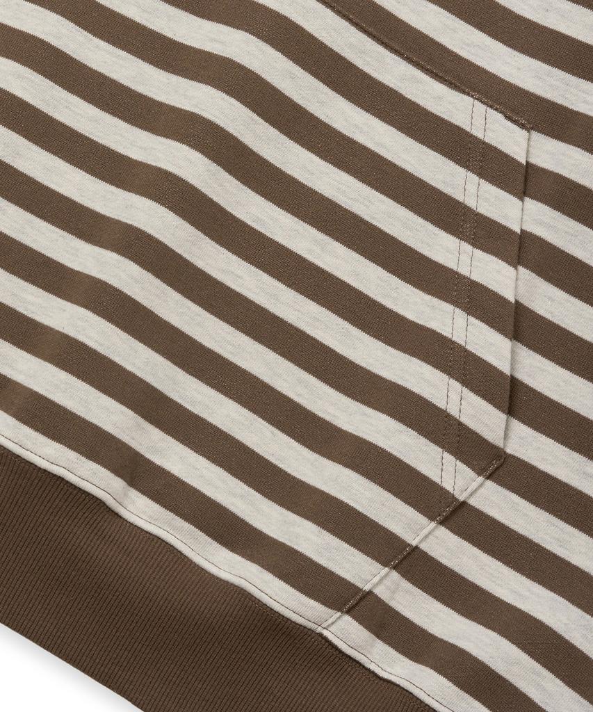 Stripe Tag Hoodie - Oatmeal