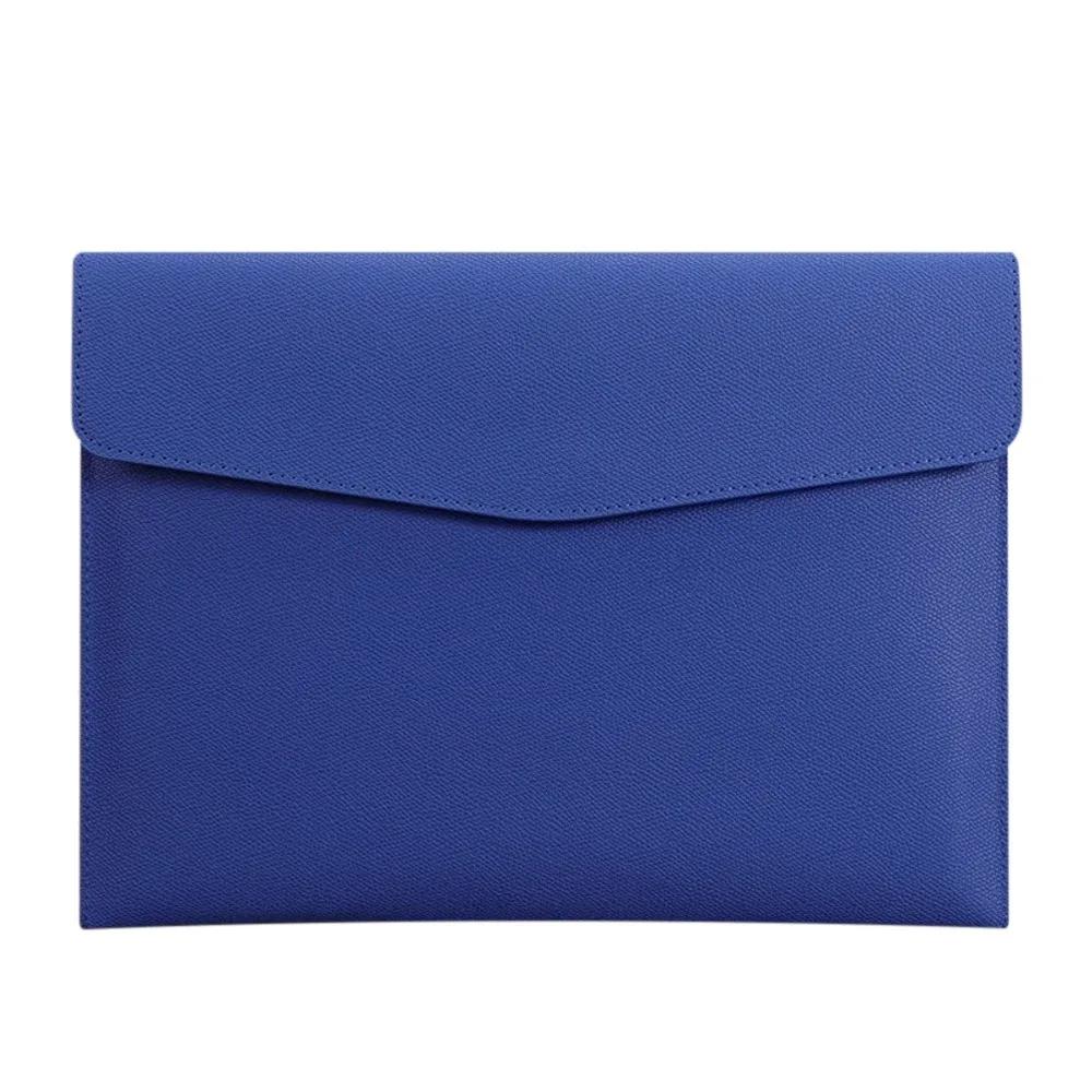 Leather Document Bag A4 Envelope Document Holder Quality Briefcase Data Contract Bill File Bag Document Organizer Storage Bag