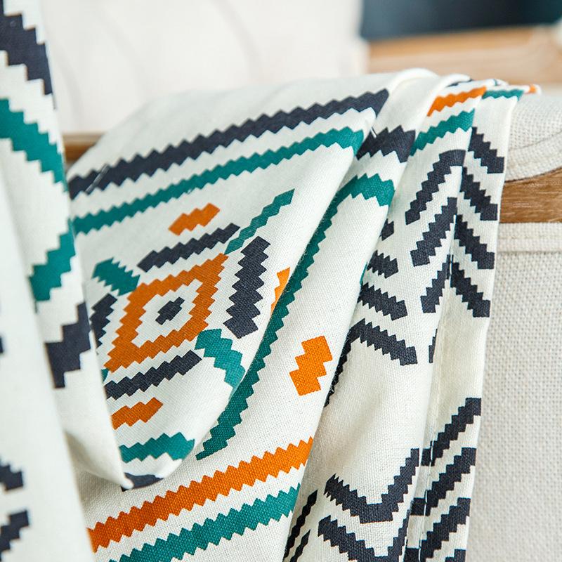 Curtain Printing Colored Bohemian Country Curtains Direct Supply