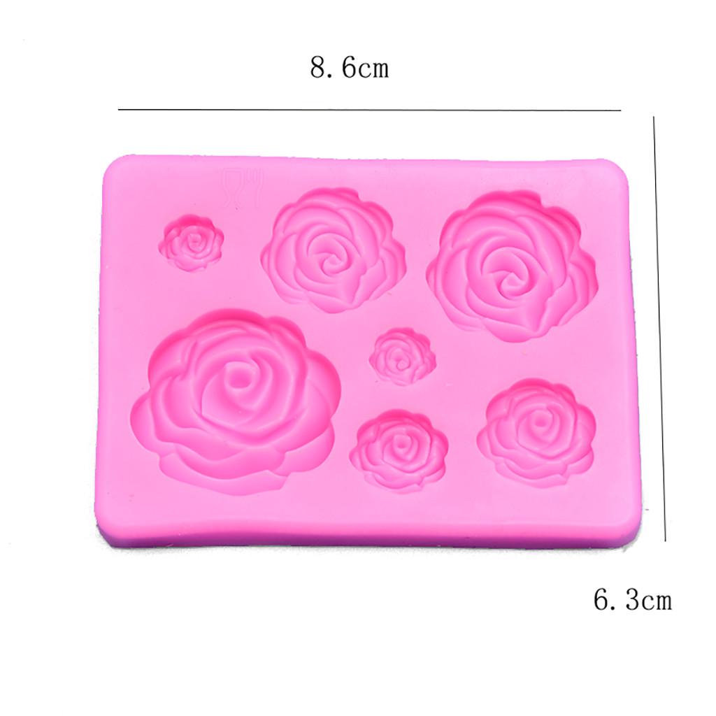 Rose Blume Silikon Form Fondant Form Werkzeuge Schokolade Form 