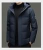 Men's Winter Goose Down Hooded Jacket - Stylish & Trendy 90% White Goose Down Filling