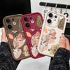 Очаровательный Цветочный Чехол Для Телефона Для VIVO V60 V50 V40 Lite V30 V29 V29E V27 V27E V25 V25E V23 V23E Pro 4G 5G Лестница Мягкий Чехол