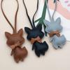 Cute Cartoon Fox Bag Pendant Couple Luggage Accessories Fashion Keychain Charm Car Accessory