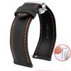 Für Mido Nylon Lederarmband Commander M021 M025 Multifort M005 Tissot CASIO Schwarz Orange TAG Heuer Nylonarmband 20mm 21mm 22mm