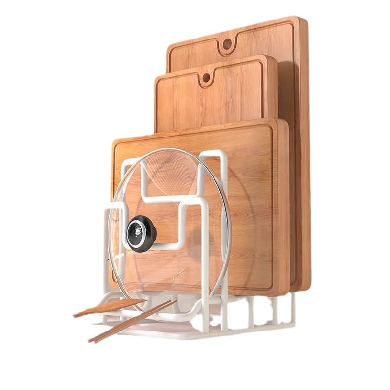 Multi-layer Kitchen Rack for Cutting Boards, Chopping Boards, and Pot Lids