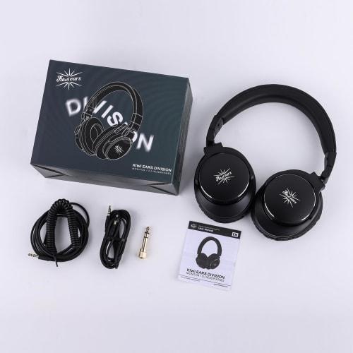 Linsoul Kiwi Ears Division High-End HiFi Soundproof Wired Headphones with Large 40mm Dynamic Diaphragm, Noise Cancelling, Ergonomic Design, 3.5mm Ster