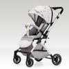 Lightweight Two-Way High Landscape Baby Stroller: Sit & Recline, One-Button Foldable Children's Pushchair.