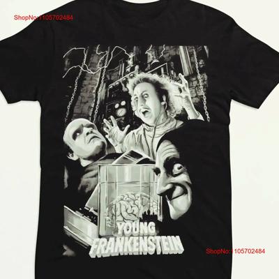 YOUNG FRANKENSTEIN Black Cotton T Shirt Unisex Up To XL Also sweaT Hoodies Kids Totes Etc Vintage Washed Versatile Breathable