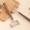 Stainless Steel, Walnut Handle, Peeler, Fruit Planer, Household, Kitchen Small Tool, Multifunctional, Fruit and Potato Scraper