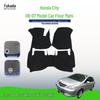 GAC Honda City 2006-2007 Black Nylon Floor Mats - Dustproof & Wear-resistant