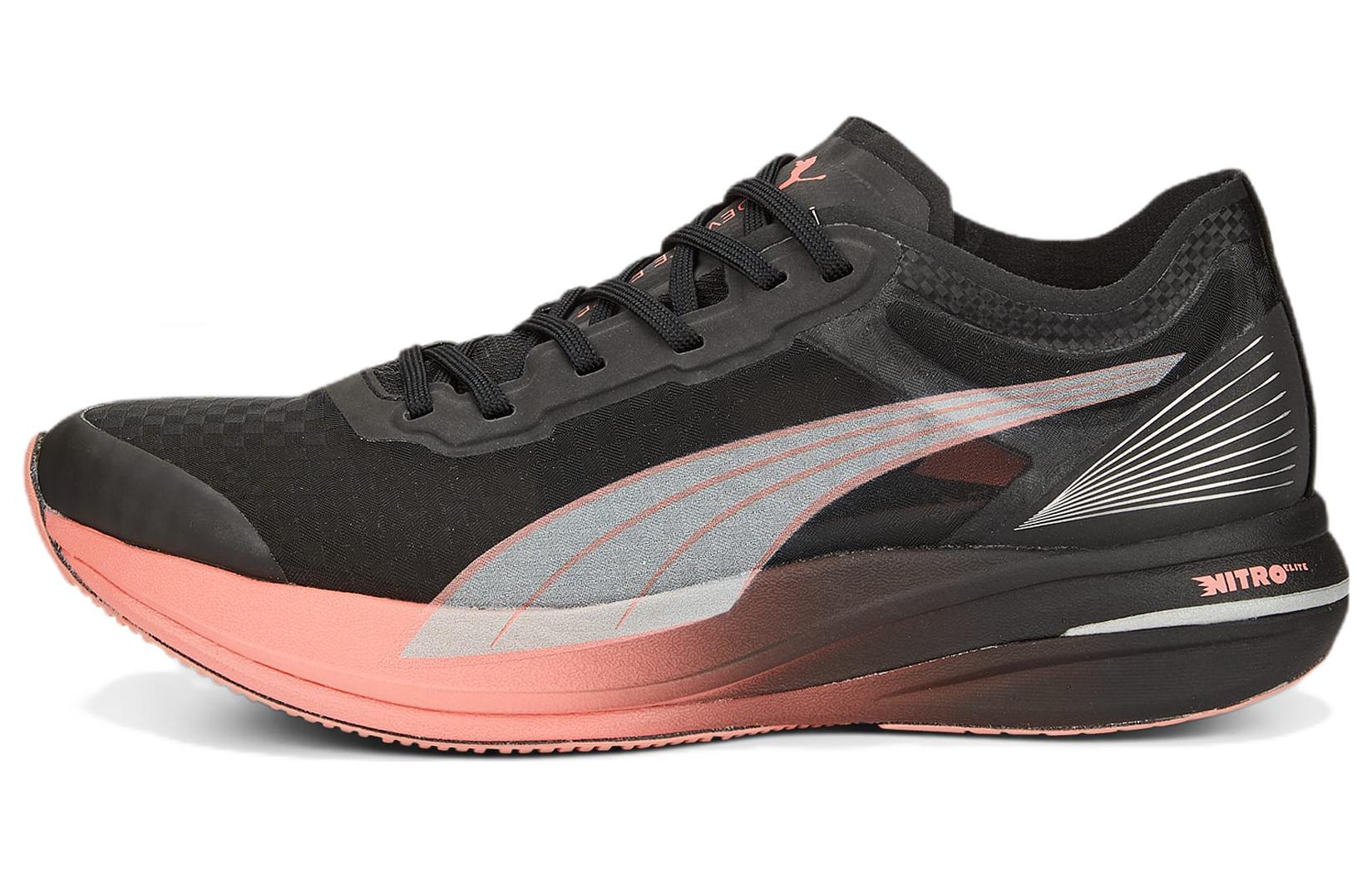 Puma Wmns Deviate Nitro Carbon Black Carnation Pink 38