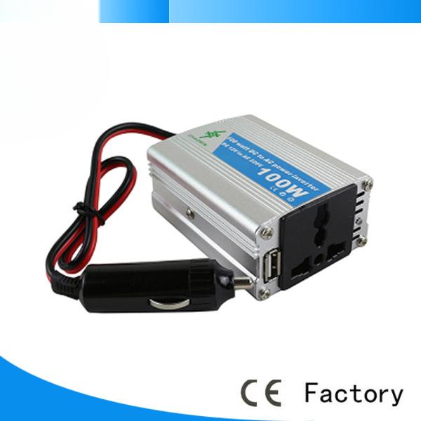 

Интеллектуальный инвертор 12 В в 220 В 100 Вт 200 Вт Автомобильный инвертор-преобразователь с USB 100W (with clip)