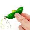 2PCS Fidget Toys Squeeze Pea Beans Keychain ADHD Decompression Toy Novelty Gifts Adults Children Juguetes Antiestrs Autismo