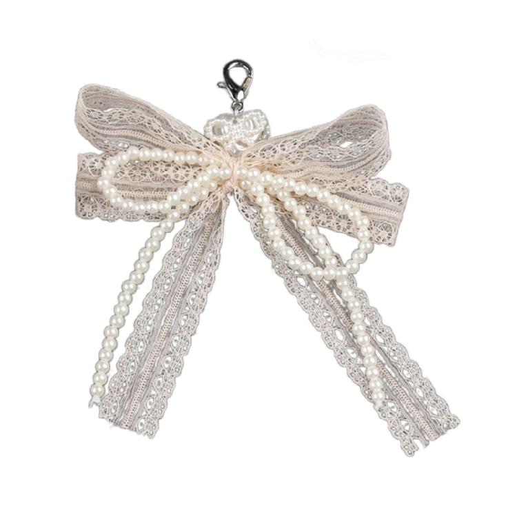 Lace Bowknot Shoe Jewelry for Sneakers Shoelaces Charm Detachable Shoe Clip with Faux Pearls Footwear Accessories