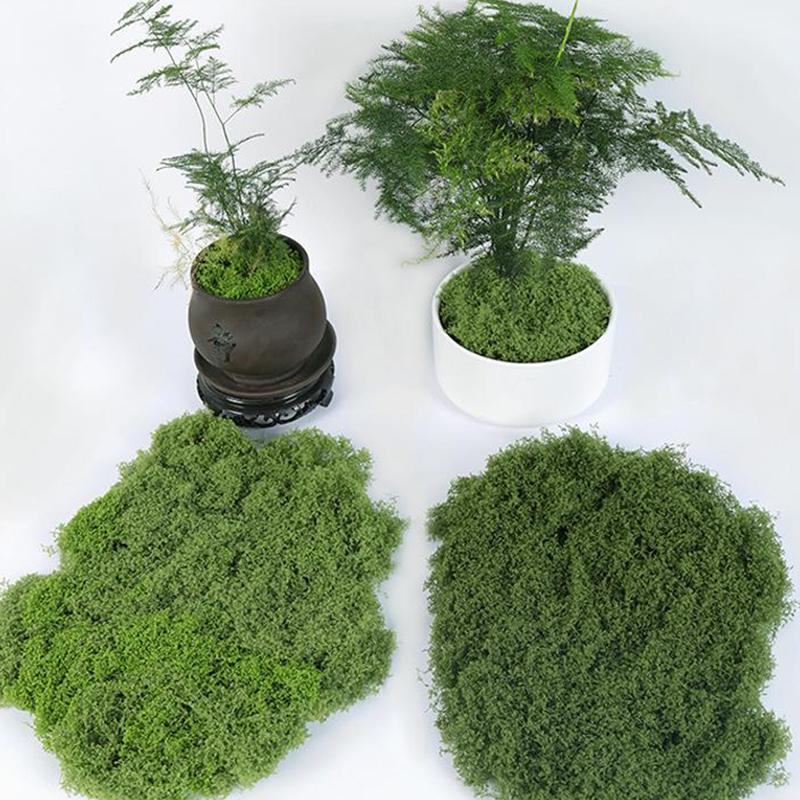 50 г искусственный мох DIY поделки трава искусственный мох искусственный консервированный мох зеленые растения для дома комната сад декор мини ландшафт искусственная трава