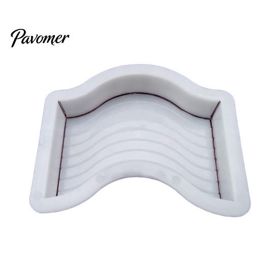 Outdoor Cement Art Form Garden Stepping Stone Mold, Reusable Concrete Pathway Paver Plastic DIY Pavement Mould for Patio Backyard Walkway Decor