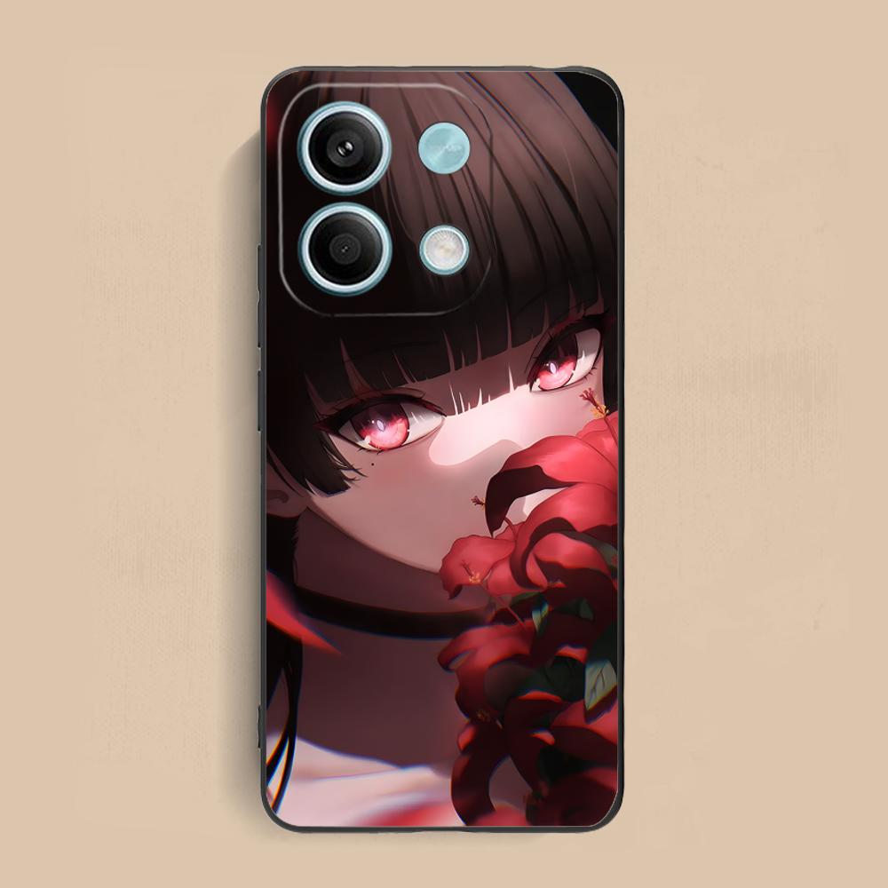 Wuthering Waves Chisa Phone Case for Xiaomi Redmi 15 14 13 12 A5 3 2 1 C Plus 4G 5G Soft TPU Shockproof Cover