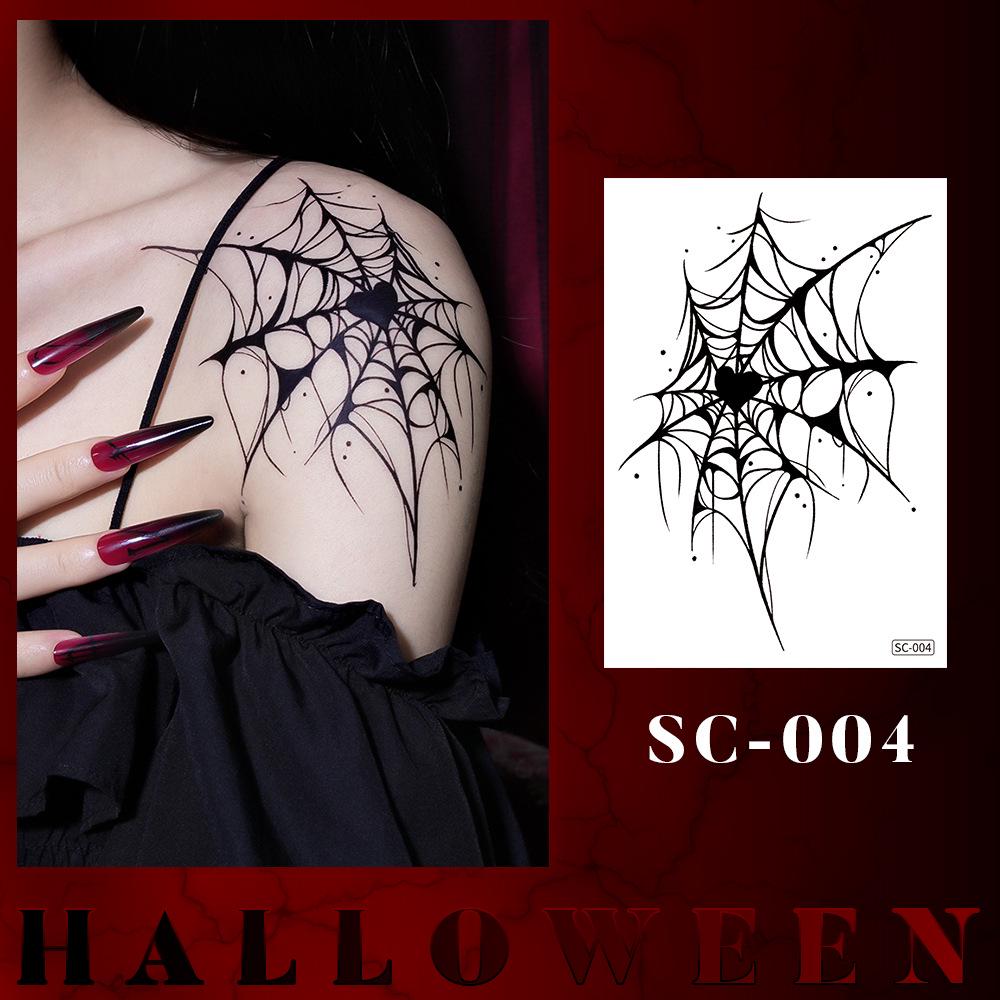 Waterproof Halloween Tattoo Stickers: Realistic Scars, Veins, and Cracks for Face and Arms