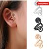 2pcs Fashionable Ear Clip Without Ear Holes, Comfortable To Wear, Simple Style Suitable for Both Men and Women, Suitable for Daily Wear, Birthday
