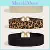 Heart Buckle Romantic Elastic Waist Belt Women Stylish Spring Enhancer Outfit