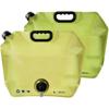 2-pack Opvouwbare Watercontainerzak met Kraantje, 8L/2.11Gal Opvouwbare Kampeer Waterkruik, Lekkagevrij Buiten Opvouwbare Draagbare Watertank voor Water