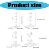 Unique Multilevel Acrylic Eyewear Stand Retail Store Accessories Rack Easy Assemble Acrylic Shelf For Fashionable Glasses Presentation