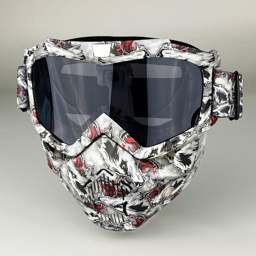 Moto Snow Goggles Mask UV400 Outdoor Riding Men's Windproof Sand Goggles Helmet Mask Mask