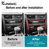 Carbon Fiber Console CD Panel Interior Trim Sticker