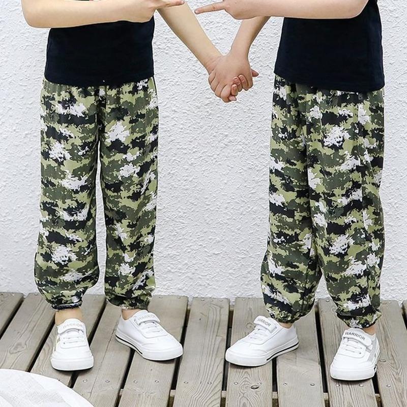 Dětské kalhoty MAITA Jarní Boho Potištěný Vysoký pas Ležérní Lucerna Kalhoty Joggers Dětské fitness tepláky