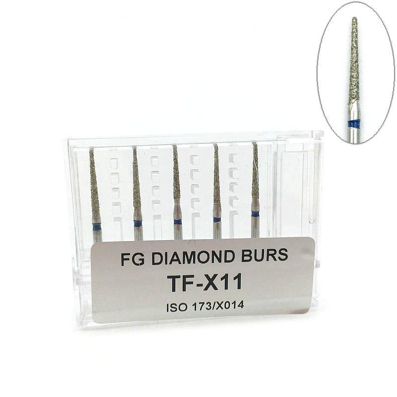 TF-X11 High Speed Diamond Burs FG Dental Dia-burs for Teeth Whitening Dentistry Instrument