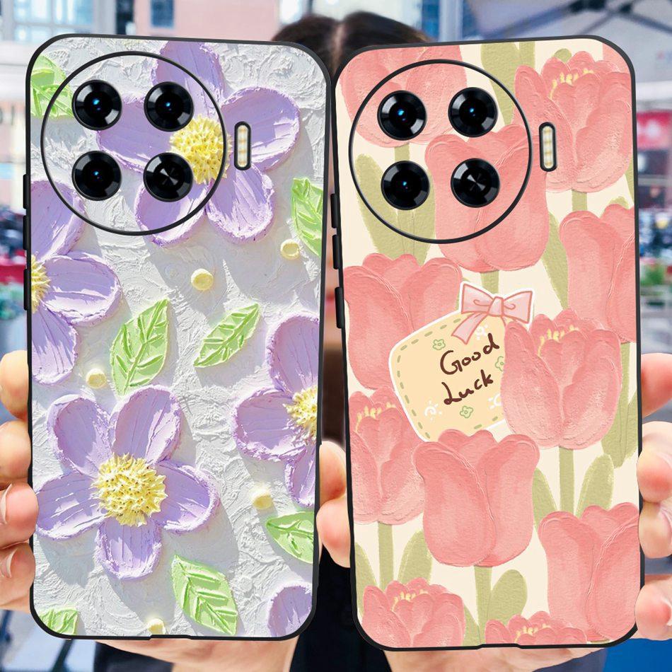 Lovely Printing Case For Tecno Spark 20 Pro+ 5G Soft Silicone Back Cover For Tecno Spark 20 Pro Plus KJ7 Black Color Phone Cases
