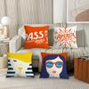 Aperols Spritz Flannel Pillow Case Suitable For Bedrooms Living Rooms Cars Home Decoration